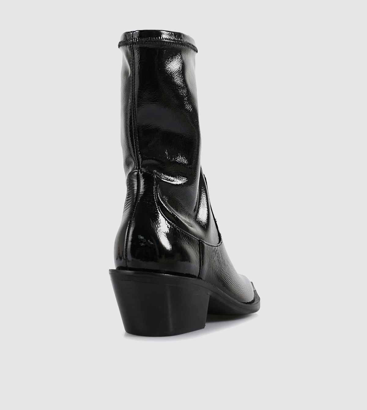 Jayda Patent Ankle Boots by Sempre Di