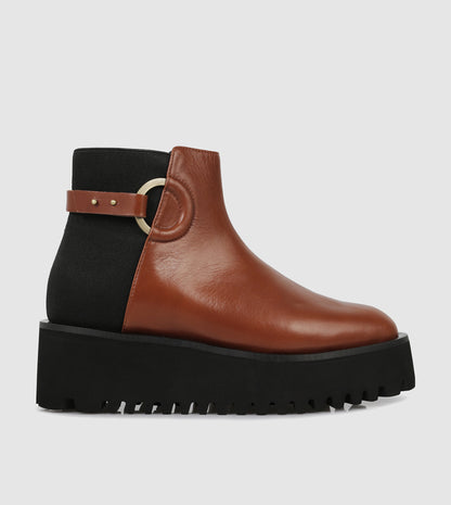 Arwen Flatform Ankle Boots by B.Coops