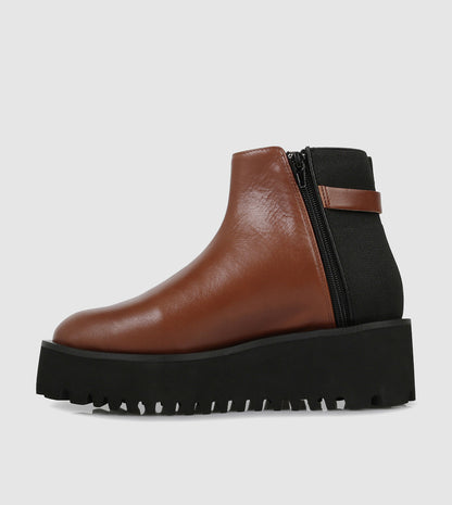 Arwen Flatform Ankle Boots by B.Coops