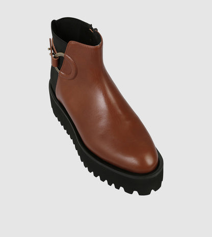 Arwen Flatform Ankle Boots by B.Coops
