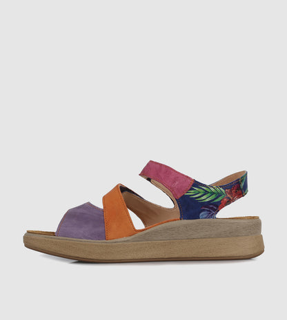 Meryl Wedge Sandals by Think!