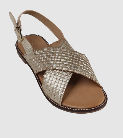 Gracie Flat Sandals by Sempre Di
