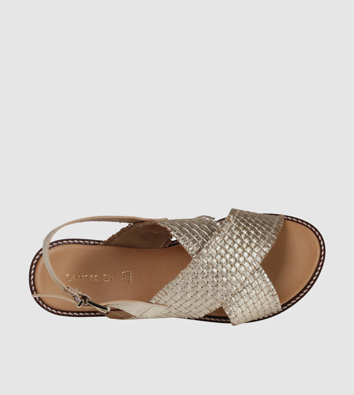 Gracie Flat Sandals by Sempre Di