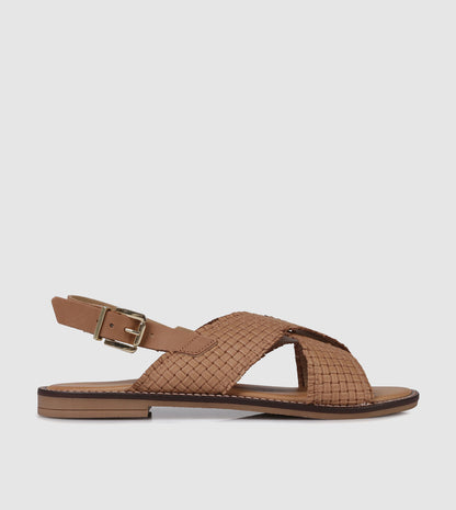 Gracie Flat Sandals by Sempre Di
