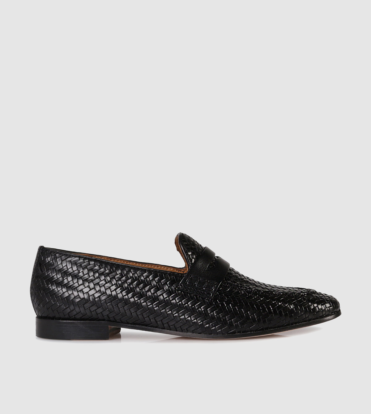 Black Leather Loafers
