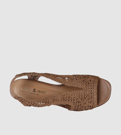 Elda Block Sandals by Piazza Grande