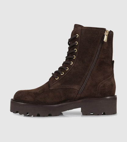 Jayan Lace-Up Boots by Sempre Di