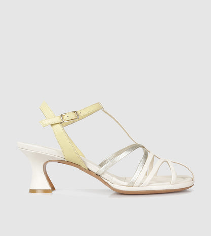 Ova Heeled Sandals by Sempre Di