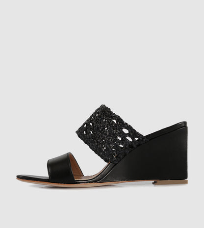 Saira Wedge Slides by Sempre Di